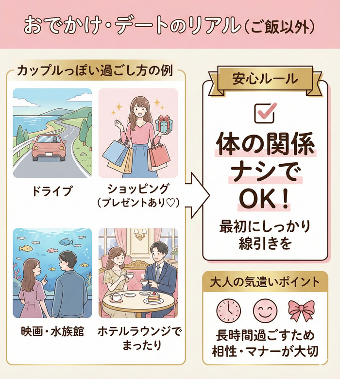 おでかけとかデートってどうなの？