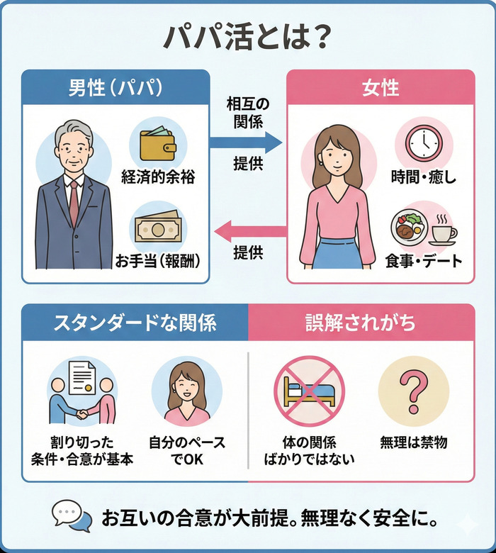 パパ活ってそもそもどういうこと？