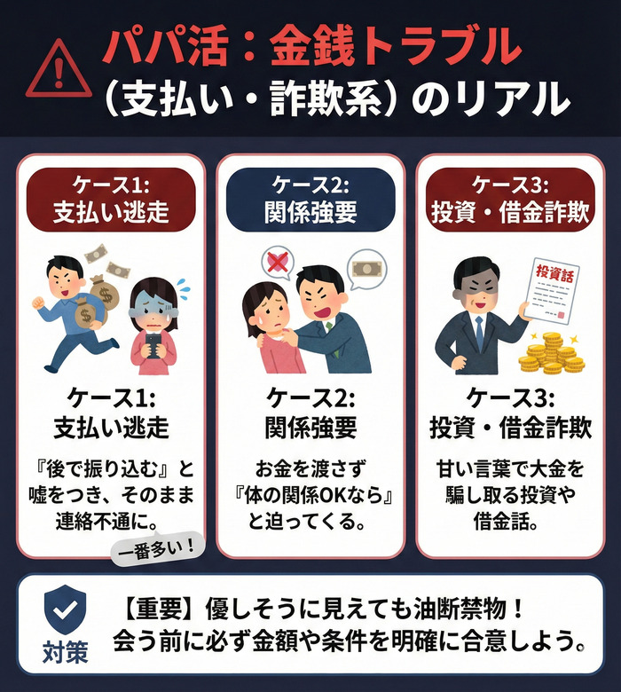 金銭トラブル（支払い・詐欺系）